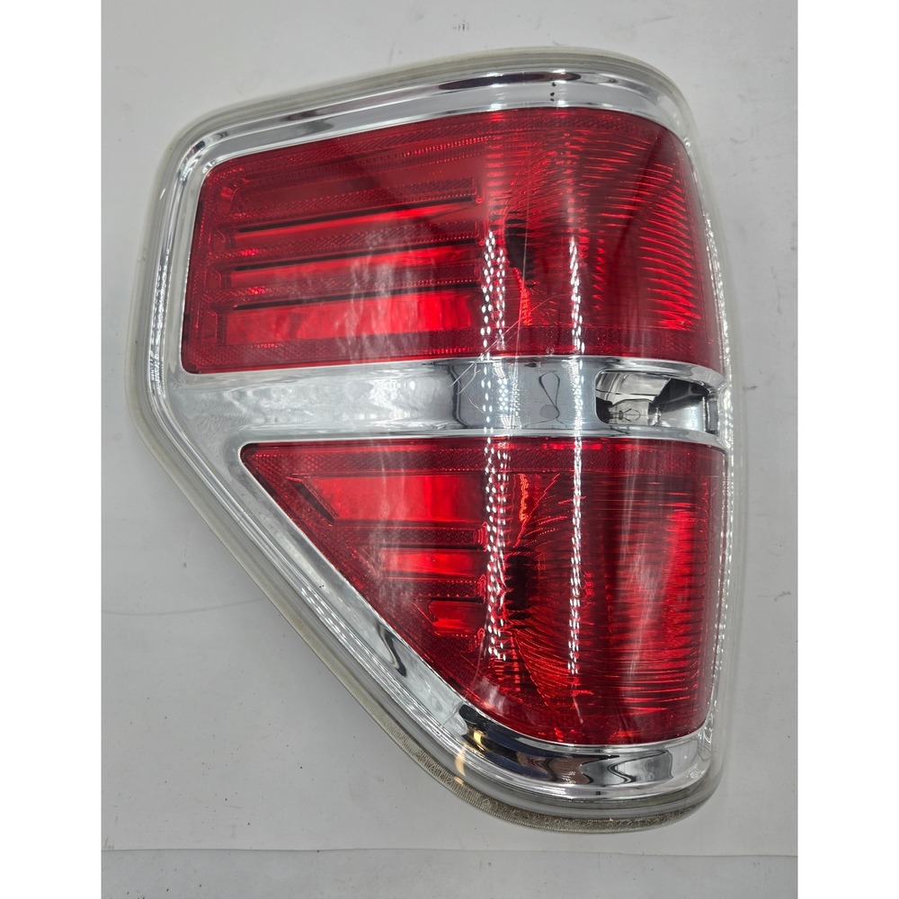 OEM 2009-2014 Ford F-150 Left Driver Tail Light Lamp 9L34-13B505-A Chrome